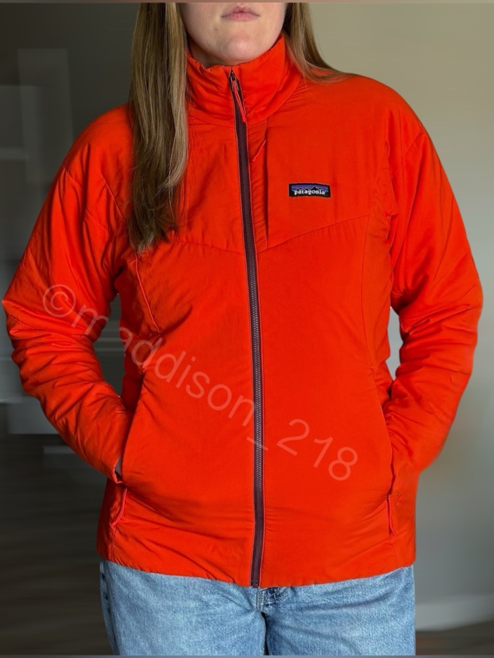 Patagonia Nano Puff Air Jacket Paintbrush Red Orange Large women’s L